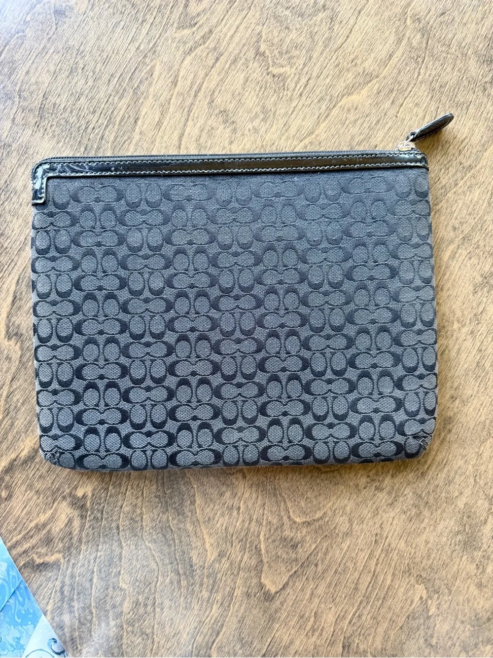 Coach black signature